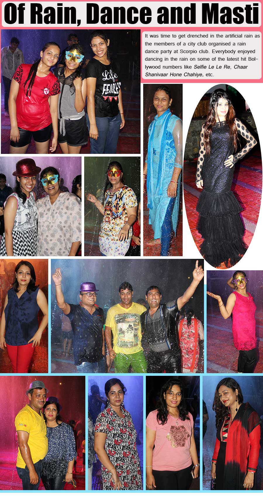 Disco rain dance party Page3Star